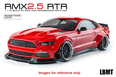 Rc drift brushed -  RMX 2.5 RTR Ford mustang LBMT Rouge - MST