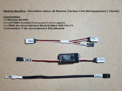 Module FDL retour de flamme 1 led - DriftParadiZ