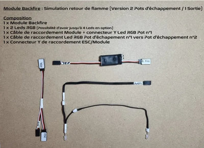 Module FDL retour de flamme 2 leds - DriftParadiZ