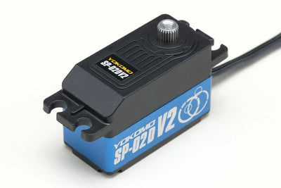 Servo programmable SP-02DV2 spécial RWD Bleu - YOKOMO